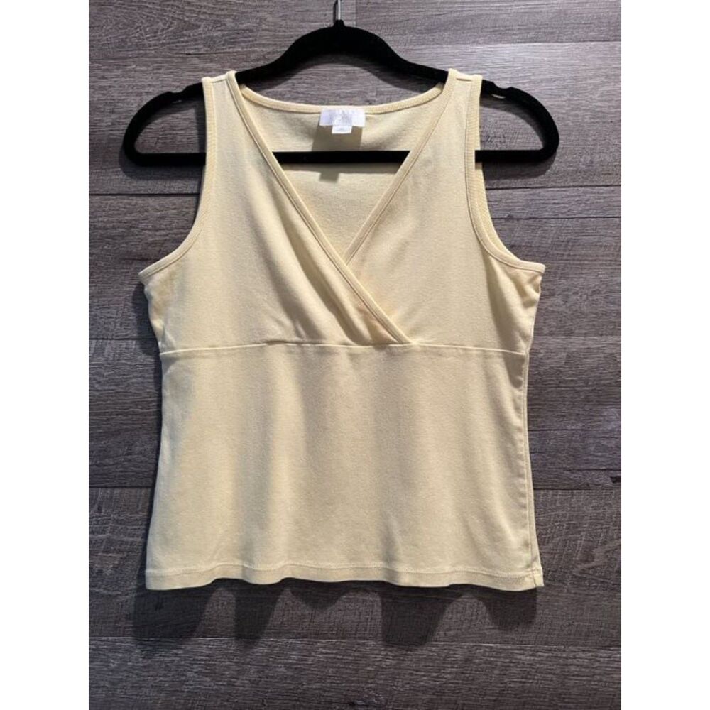 Ann Taylor Loft Yellow Top Sz Medium Petite
